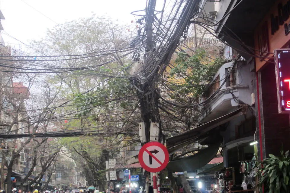 Hanoi electric post