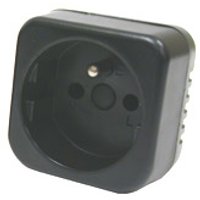 vista frontale dell'adattatore generico per utilizzare gli spinotti tipo E da Mali negli outlet tipo B da Costa Rica